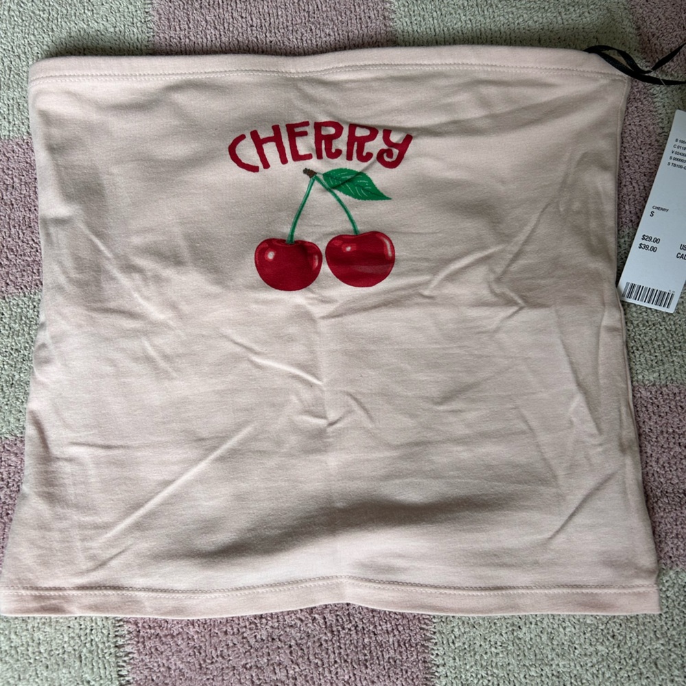 Urban Outfitters Cherry Tube Top NWT